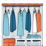 Wardrobe planning icon